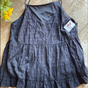 Babydoll style tank.